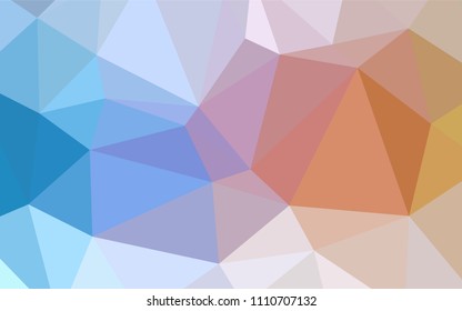 Light Blue, Yellow vector low poly layout. Creative geometric illustration in Origami style with gradient. Brand-new style for your business design.