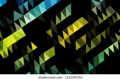 Light Blue, Yellow vector low poly layout. Colorful illustration in abstract style with gradient. Brand new design for your business.