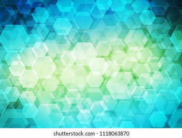 Light Blue, Yellow vector low poly pattern. Colorful abstract illustration with gradient. The completely new template can be used for your brand book.