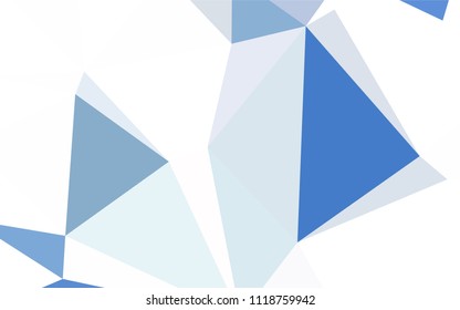Light Blue, Yellow vector low poly layout. Creative geometric illustration in Origami style with gradient. Pattern for a brand book's backdrop.