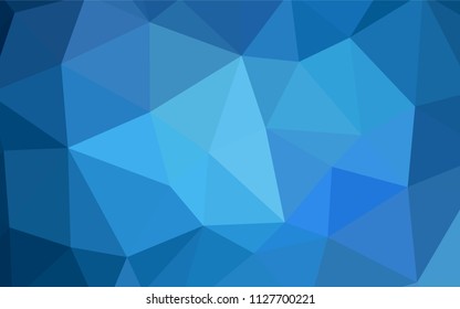 Light Blue, Yellow vector low poly texture. Creative geometric illustration in Origami style with gradient. Pattern for a brand book's backdrop.