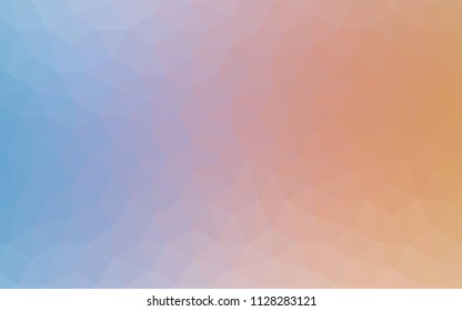 Light Blue, Yellow vector low poly texture. Modern abstract illustration with triangles. Pattern for a brand book's backdrop.
