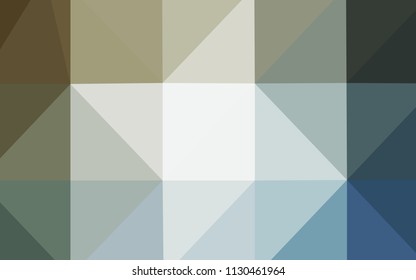 Light Blue, Yellow vector low poly cover. Colorful abstract illustration with gradient. The best triangular design for your business.