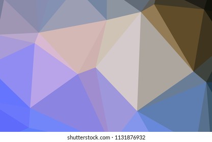 Light Blue, Yellow vector low poly texture. Creative geometric illustration in Origami style with gradient. Brand-new design for your business.