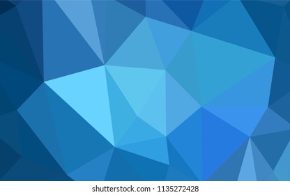 Light Blue, Yellow vector low poly texture. Colorful illustration in abstract style with triangles. Polygonal design for your web site.