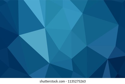 Light Blue, Yellow vector low poly layout. Colorful illustration in abstract style with triangles. New template for your brand book.