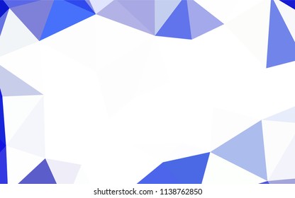 Light Blue, Yellow vector low poly texture. Glitter abstract illustration with an elegant triangles. Pattern for a brand book's backdrop.