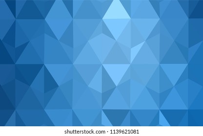 Light Blue, Yellow vector low poly cover. Colorful illustration in polygonal style with gradient. New template for your brand book.