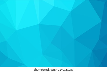 Light Blue, Yellow vector low poly layout. Shining colorful illustration with triangles. A new texture for your web site.