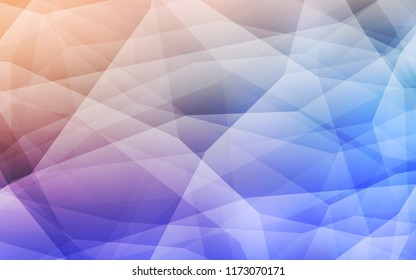 Light Blue, Yellow vector low poly texture. A completely new color illustration in a polygonal style. Polygonal design for your web site.