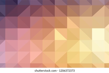 Light Blue, Yellow vector low poly layout. A completely new color illustration in a polygonal style. Pattern for a brand book's backdrop.