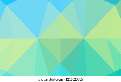 Light Blue, Yellow vector low poly texture. Colorful abstract illustration with gradient. A new texture for your design.