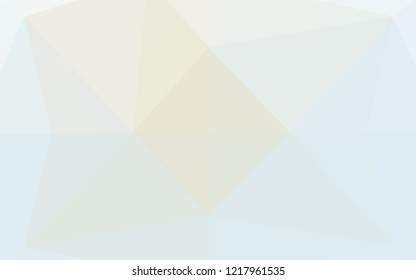 Light Blue, Yellow vector low poly layout. A vague abstract illustration with gradient. A completely new template for your business design.