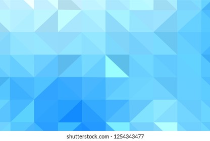 Light Blue, Yellow vector low poly layout. Polygonal abstract illustration with gradient. Brand new style for your business design.