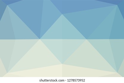Light Blue, Yellow vector low poly layout. A vague abstract illustration with gradient. A new texture for your design.