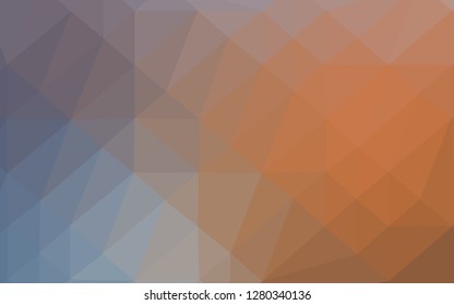 Light Blue, Yellow vector low poly cover. Brand new colorful illustration in with gradient. Polygonal design for your web site.