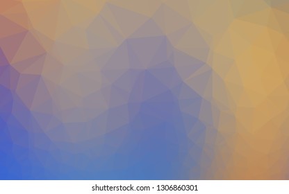 Light Blue, Yellow vector low poly texture. Brand new colorful illustration in with gradient. Template for a cell phone background.