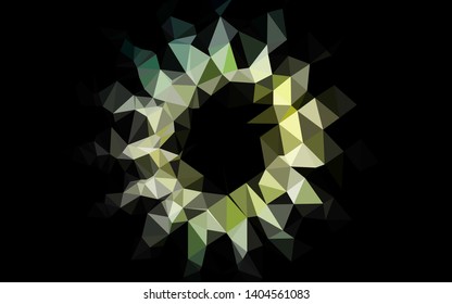 Light Blue, Yellow vector low poly cover. A vague abstract illustration with gradient. Brand new design for your business.