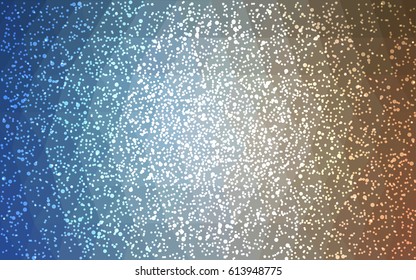 Light Blue, Yellow vector low poly crystal background with snowflakes. Polygon christmas design pattern . Low poly illustration of New Year celebration.