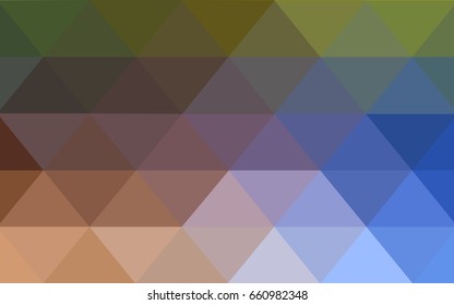 Light Blue, Yellow vector Low poly crystal background. Polygon design pattern. Low poly illustration, low polygon background.