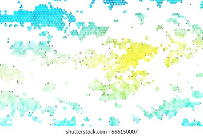 Light Blue, Yellow vector low poly background. A sample with a polygonal design. Low poly illustration, low polygonal background.
