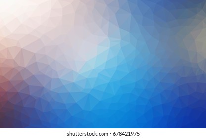 Light Blue, Yellow vector Low poly crystal background. Polygon design pattern. Low poly illustration, low polygon background.