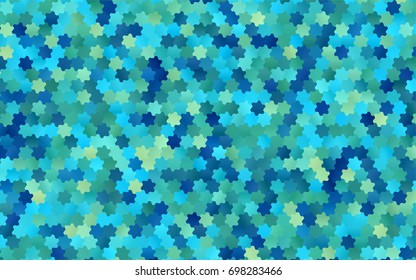 Light Blue, Yellow vector low poly background. A sample with a polygonal design. Low poly illustration, low polygonal background.
