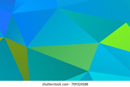 Light Blue, Yellow vector low poly background. Colorful illustration in abstract style with gradient. Triangular pattern for your business design.