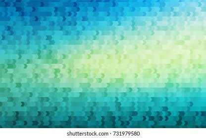 Light Blue, Yellow vector low poly background. A sample with a polygonal design. Illustration in polygonal style with repeating squares