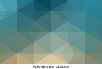 Light Blue, Yellow vector Low poly crystal background. Polygon design pattern. Low poly illustration, low polygon background.