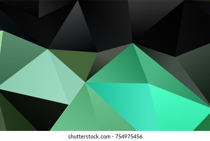 Light Blue, Yellow vector low poly background. Glitter abstract illustration with an elegant design. A completely new template for your business design.