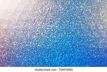 Light Blue, Yellow vector low poly crystal background with snowflakes. Polygon christmas design pattern . Low poly illustration of New Year celebration.