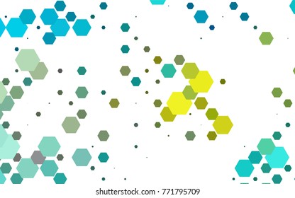 Light Blue, Yellow vector low poly background. A sample with a polygonal design. Low poly illustration, low polygonal background.