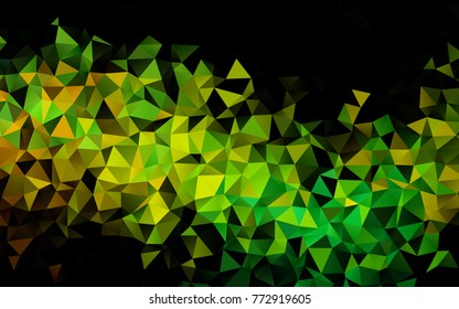Light Blue, Yellow vector low poly pattern. Shining colored illustration in a brand-new style. The elegant pattern can be used as part of a brand book.