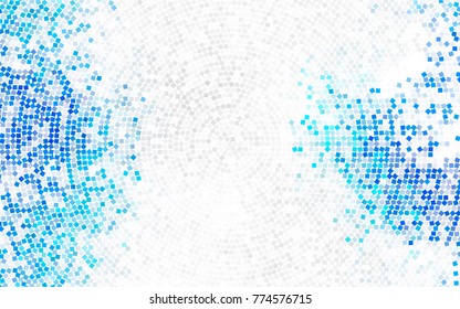 Light Blue, Yellow vector low poly background. A sample with a polygonal design. Illustration in polygonal style with repeating squares