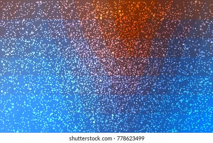 Light Blue, Yellow vector low poly crystal background with snowflakes. Polygon christmas design pattern . Low poly illustration of New Year celebration.