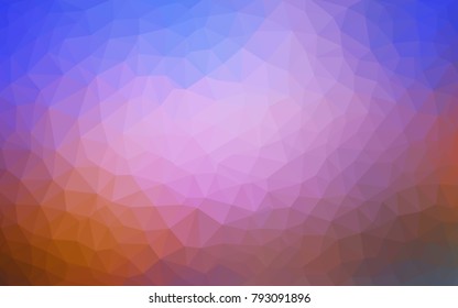 Light Blue, Yellow vector Low poly crystal background. Polygon design pattern. Low poly illustration, low polygon background.