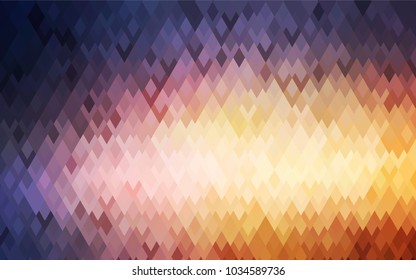 Light Blue, Yellow vector modern geometrical background. Abstract template. Geometric pattern in square style with gradient.