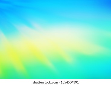 Light Blue, Yellow vector modern elegant template. Colorful illustration in blurry style with gradient. A completely new design for your business.
