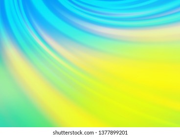 Light Blue, Yellow vector modern elegant template. A completely new color illustration in a bokeh style. The blurred design can be used for your web site.