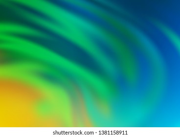 Light Blue, Yellow vector modern elegant background. An elegant bright illustration with gradient. The best blurred design for your business.