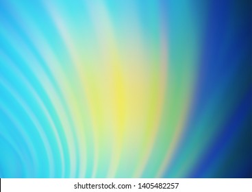 Light Blue, Yellow vector modern elegant template. Colorful illustration in blurry style with gradient. The template can be used for your brand book.