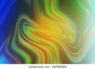 Light Blue, Yellow vector modern elegant backdrop. Glitter abstract illustration with gradient design. Blurred design for your web site.