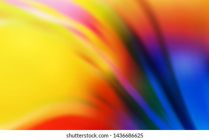Light Blue, Yellow vector modern elegant background. Glitter abstract illustration with gradient design. New way of your design.