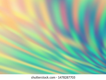 Light Blue, Yellow vector modern bokeh pattern. Colorful abstract illustration with gradient. The blurred design can be used for your web site.