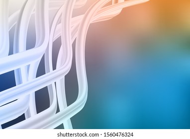 Light Blue, Yellow vector modern elegant backdrop. Glitter abstract illustration with gradient design. Blurred design for your web site.