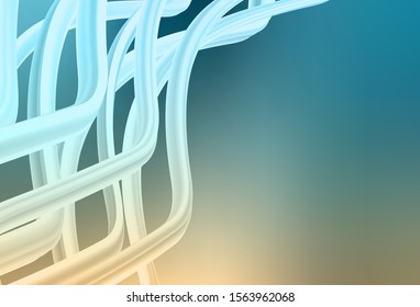 Light Blue, Yellow vector modern elegant backdrop. A completely new colored illustration in blur style. Blurred design for your web site.