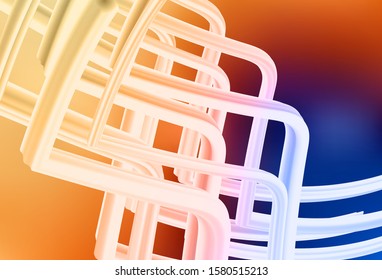 Light Blue, Yellow vector modern elegant background. Glitter abstract illustration with gradient design. Background for designs.