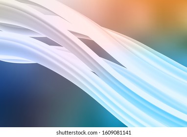 Light Blue, Yellow vector modern elegant backdrop. A completely new colored illustration in blur style. Smart design for your work.
