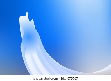 Light Blue, Yellow vector modern elegant backdrop. Shining colorful illustration in smart style. New design for your business.